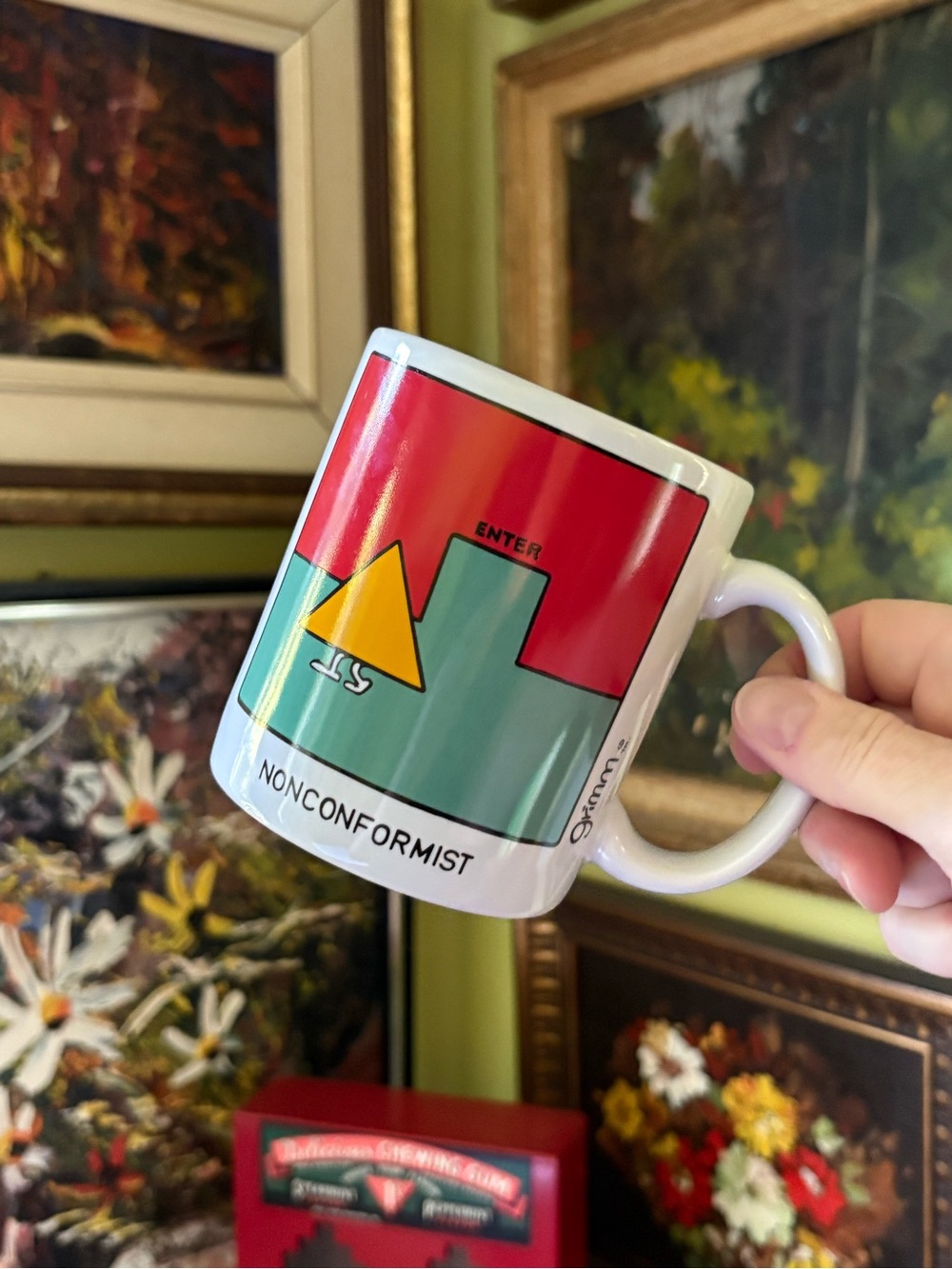 Ileana Grimm Nonconformist Pop Art Vintage Coffee Mug
